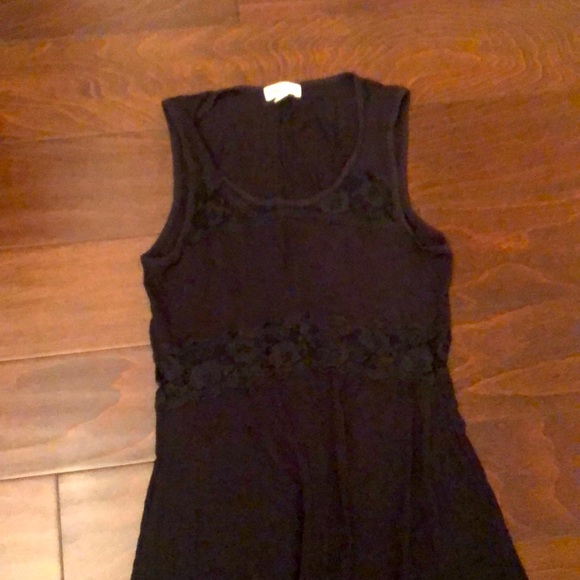 Women’s maxi dress with black lace - Picture 1 of 5